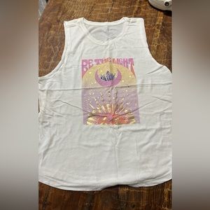 Spiritual Gangster Be The Light tank tee size large